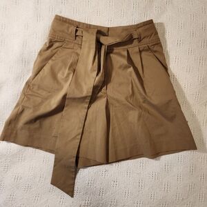 Designworks Tan Pleated Shirts with Belt Size 36